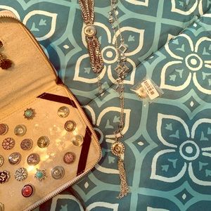 LOT Magnolia & Vine with leather Portfolio